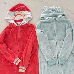 Cat and Jack Girls Onesie Pajamas